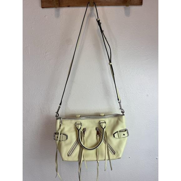 Rebecca Minkoff Shoulder Bag In Honeydoo Large Purse Handbag Leather - Picture 3 of 13